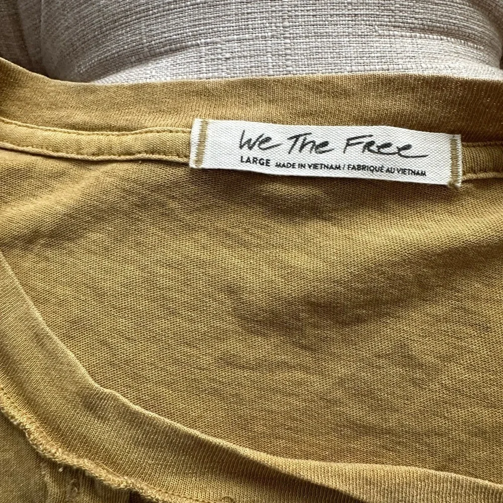 We The free Tan Lace-Up Tunic Top - Picture 8 of 10